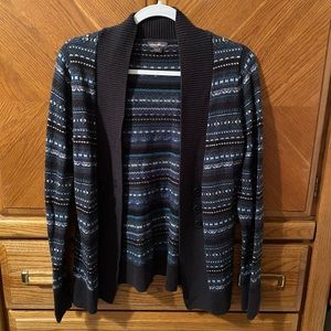 Eddie Bauer Patterned Cardigan